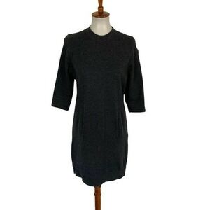 Fabletics Sweater Dress Small Gray Long‎ Sleeve Athleisure Cozy